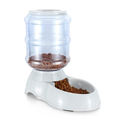 SHOPPARLY Plastic Pet Bowl(3.8 L White)