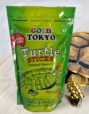 Gold Tokyo TURTLE STICKS Stabilized Vitamin C Pouch of 500g Sea Food 0.5 kg Dry Adult, New Born, Senior, Young Turtle Food