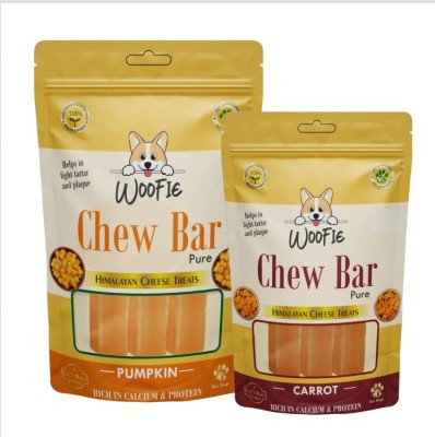 Woofie Dog Chew Bar Cheese 0 kg (2x0 kg) Dry Adult, Senior, Young Dog Food