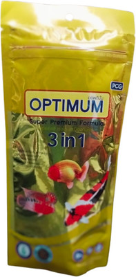 Optimum 3 In 1 fish food 0.1 kg Dry Adult Fish Food