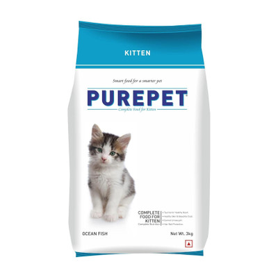 Purepet Ocean Fish 3 kg Dry Young Cat Food