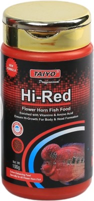 TAIYO Hi Red Fish Food Container 0.1 kg Dry Young, Adult, Senior Fish Food