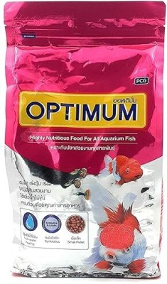 Foodie Puppies Optimum Fish Food - 1Kg (Small Pellet) | Highly Digestible | Fish 1 kg Dry Adult, New Born, Senior, Young Fish Food