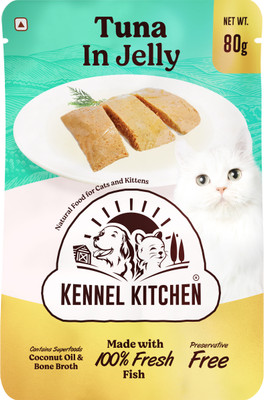 kennel kitchen Tuna in Jelly Tuna 0.08 kg Wet Adult, New Born, Senior, Young Cat Food