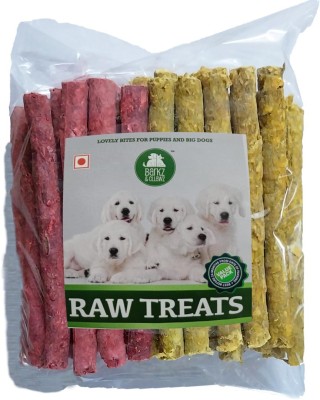BARKZ & CLLAWZ Dog Chew Sticks Munchy Stick 450 Gm for Healthy Teeth and Gums of Dogs Snacks Chicken, Mutton 0.45 kg Dry Adult Dog Food