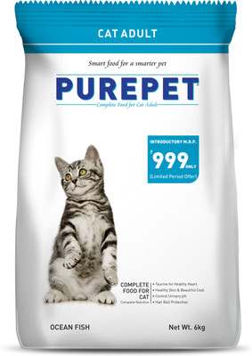 purepet Ocean Fish 6 kg Dry Adult Cat Food