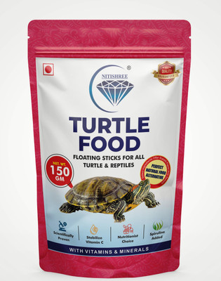 Nitishree TURTAL FOOD & Tortoise food - 150 gm Sea Food 0.15 kg Dry Adult, New Born, Senior, Young Turtle Food