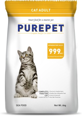 purepet Sea Food 6 kg Dry Adult Cat Food