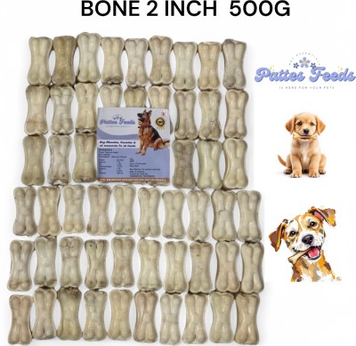 PATTES FEEDS Dog Chew Bone 2Inch Chicken 0.5 kg (36x0.01 kg) Dry Adult, Young, Senior Dog Food