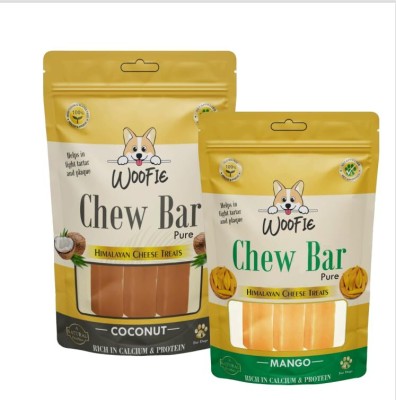 Woofie Dog Chew Bar Cheese 0 kg (2x0 kg) Dry Adult, Senior, Young Dog Food