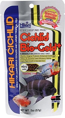 Hikari Hikari Cichlid Bio-Gold + Mini Pellets Floating Type Sea Food 0.057 kg Dry Adult, Young, Senior Fish Food