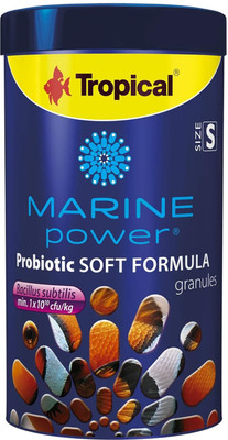 Tropical Probiotic Soft Formula S Sinking Granules Omnivorous Marine Fish Food 250ml 0.25 kg Dry Adult, New Born, Senior Fish Food
