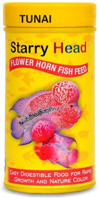 TUNAI STAR FARMS Starry Head Fish Feed for Flowerhorn Fish 0.1 kg Dry Adult, Senior, Young, New Born Fish Food