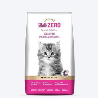 SIGNATURE Grain Zero Mother & Kitten Mackeral 1.2 kg Dry Adult, Young Cat Food