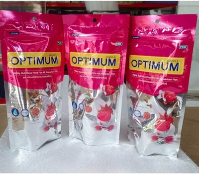 OPTIMUM- OPTIMUM-100 (PACK OF 3) Chicken, Cod 0.3 kg (3x0.1 kg) Dry Young, Adult Fish Food