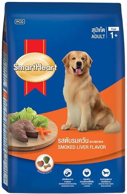 smart heart Smoked liver Liver 3 kg Dry Adult, Senior, Young Dog Food