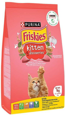 purina Friskies kitten Tuna, Milk, Chicken, Vegetable 1 kg Dry Young Cat Food