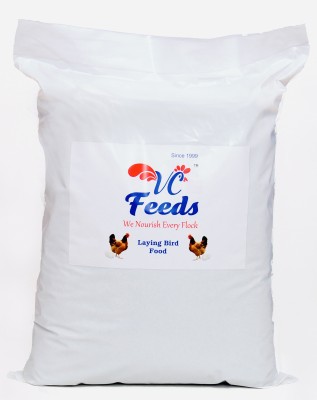 Vinay chandra feeds |Laying| Ideal for Layer,Rooster,Country,Duck,Quail,Turkey,Emu,Fancy. Spice 8 kg Dry Adult Bird Food