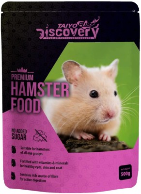 Taiyo Pluss Discovery Hamster Food - 500 g Pouch Vegetable 0.5 kg Dry Adult Hamster Food