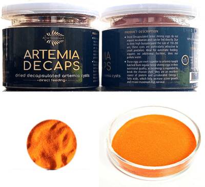 VAYINATO Artemia Direct Artemia Decaps Dried Decapsulated Artemia Cysts, 40G (75 ML) Fish 0.04 kg Dry New Born Fish Food