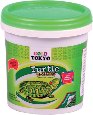 TAIYO Gold Tokyo Turtle Sticks Dry Food Container - 250gm Fish 250 kg Dry Young Turtle Food