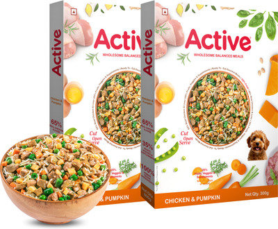 Active Fresh Food Pumpkin & Chicken 0.6 kg (2x0.3 kg) Wet Adult Dog Food