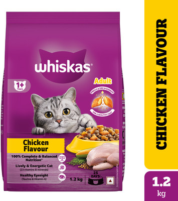 Whiskas (1+ Years) Chicken 1.2 kg Dry Adult Cat Food