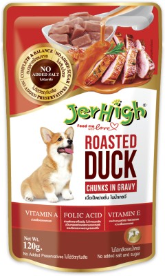 jerhigh Wet Food Chicken & Vegetable Gravy for Dogs, Pack of 24 (24x120 g) Chicken 2.88 kg (24x0.12 kg) Wet Adult Dog Food