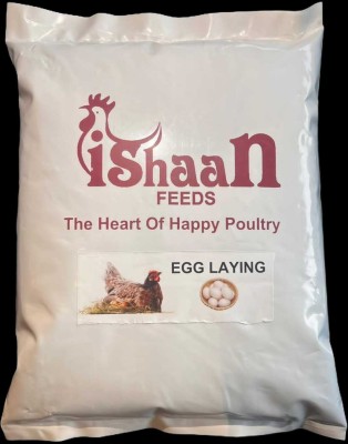 Ishaan ( Egg Laying Feed ) Ideal for Broiler,Layer,Country,Rooster,Duck,Qual,Turkey,Emu Spice 8 kg Dry Adult Bird Food