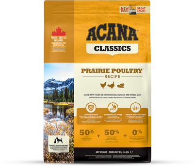 Acana Classic Praierie Poultry All Breed Adult Dry Dog Food - 2kg Chicken 2 kg Dry Adult Dog Food