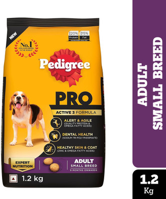 PEDIGREE Small Breed (9 Months Onwards) Chicken 1.2 kg Dry Adult Dog Food