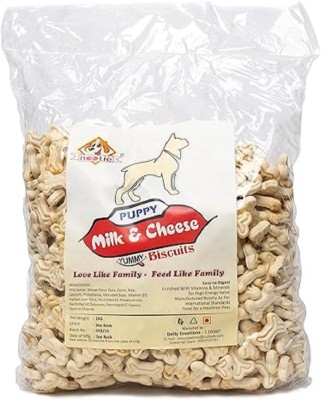 Nootie Dog Biscuit Milk, Cheese 1 kg Dry New Born Dog Food