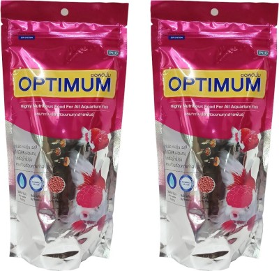 PCG Optimum 100g (Pack of 2) 0.2 kg (2x0.1 kg) Dry New Born, Adult Fish Food