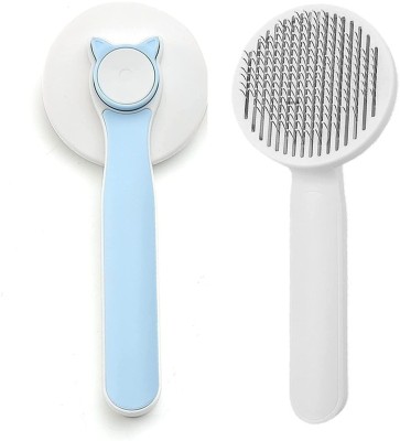 K.B.SALES Self Cleaning Slicker Brush for Cat and Dog - Pet Grooming Brushes Slicker Brushes for  Dog & Cat