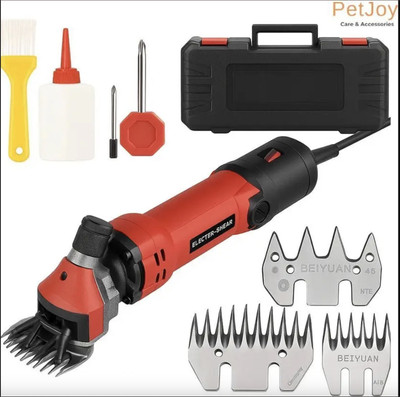 PetJoy Pet/Sheep Hair Trimming Machine with 1 Extra Blade, 1200W, 6 Speed control Multicolor Pet Hair Trimmer