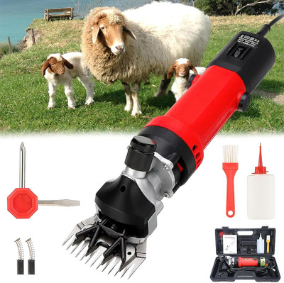 Bethlehem Sheep Trimmer Machine for Animals | Professional Pet Clipper for Sheep Red, Black Pet Hair Trimmer