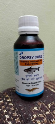 Pond Master Dropsy Cure - Maintain Best FCR and Effective Treatment for Fish & Shrimp Pet Health Supplements(100 ml)