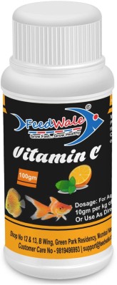 FeedWale Aquarium Vitamin C 100gm Fish Food Supplement For Ornamental Fishes Pet Health Supplements(100 g)