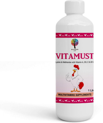 GUVNOR Vitamust Multivitamin for Poultry Pet Health Supplements(1 L)