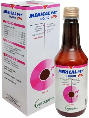 Vetoquinol Merical Pet Tonic - Vitamin, Calcium & Mieral Oral calcium and phosphorus Pet Health Supplements(300 ml)