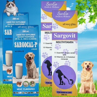 FUR FRIENDLY ME/SG-P-Cal2-MVit2-4 Pet Health Supplements(800 ml)