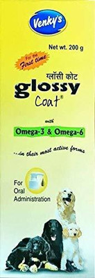 Venky's Glossy Goat for Dogs 200ml for shiny coat Pet Health Supplements(200 ml)