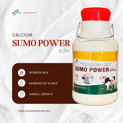 SUMO POWER ULTRA CALCIUM 5 LITRE FOR COW, BUFFALO Pet Health Supplements(5 L)