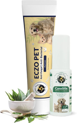 Fur Ball Story Healthy Skin Combo Pack : For Hairfall & Skin Infections in Dogs Pet Health Supplements(2 Pieces)