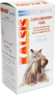 VIVALDIS Kalsis Syrup 150ml Pet Health Supplements(150 ml)