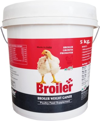 REFIT ANIMAL CARE Broiler Weight Gainer & Growth Promoter for Poultry Pet Health Supplements(5 kg)