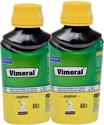 Virbac Vimeral 60 ml pack of 2 Pet Health Supplements(120 ml)