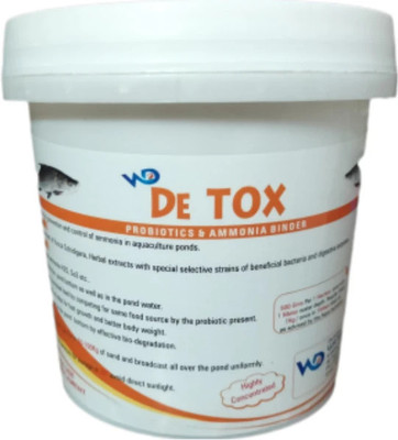 Pond Master DETOX™ Emergency Ammonia Binder Remover (For 1-Acre Pond) Pet Health Supplements(250 g)