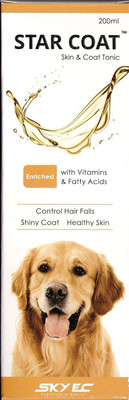 skyec Star Coat Skin and Tonic Pet Health Supplements(200 ml)
