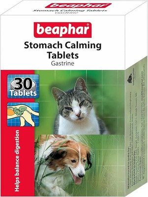 Beaphar Gastrine Stomach Calming Tablet for Cats & Dogs Pet Health Supplements(30 Pieces)